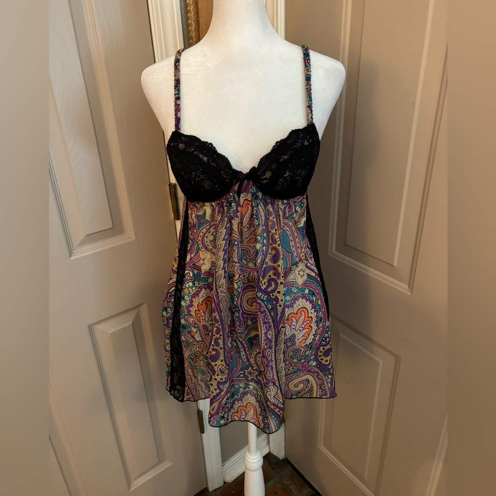 Beautiful 2Piece Baby Doll Nightie Lingerie Size Small by Ambrielle